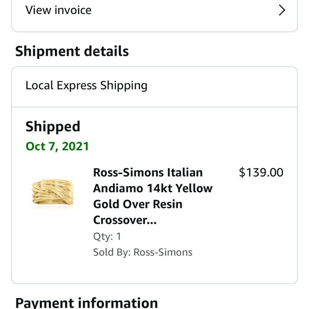 Ross-Simons Italian Andiamo 14K Yellow Gold